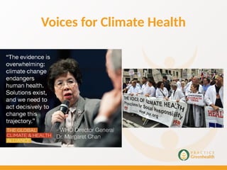 Impact of climate change on human health presentation | PPTX