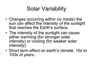 Solar Variation Effects Climate System | PPT