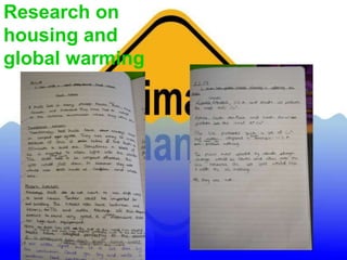 Research on
housing and
global warming