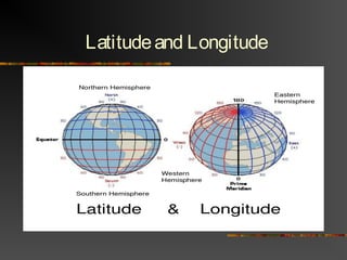 Latitudeand Longitude
 