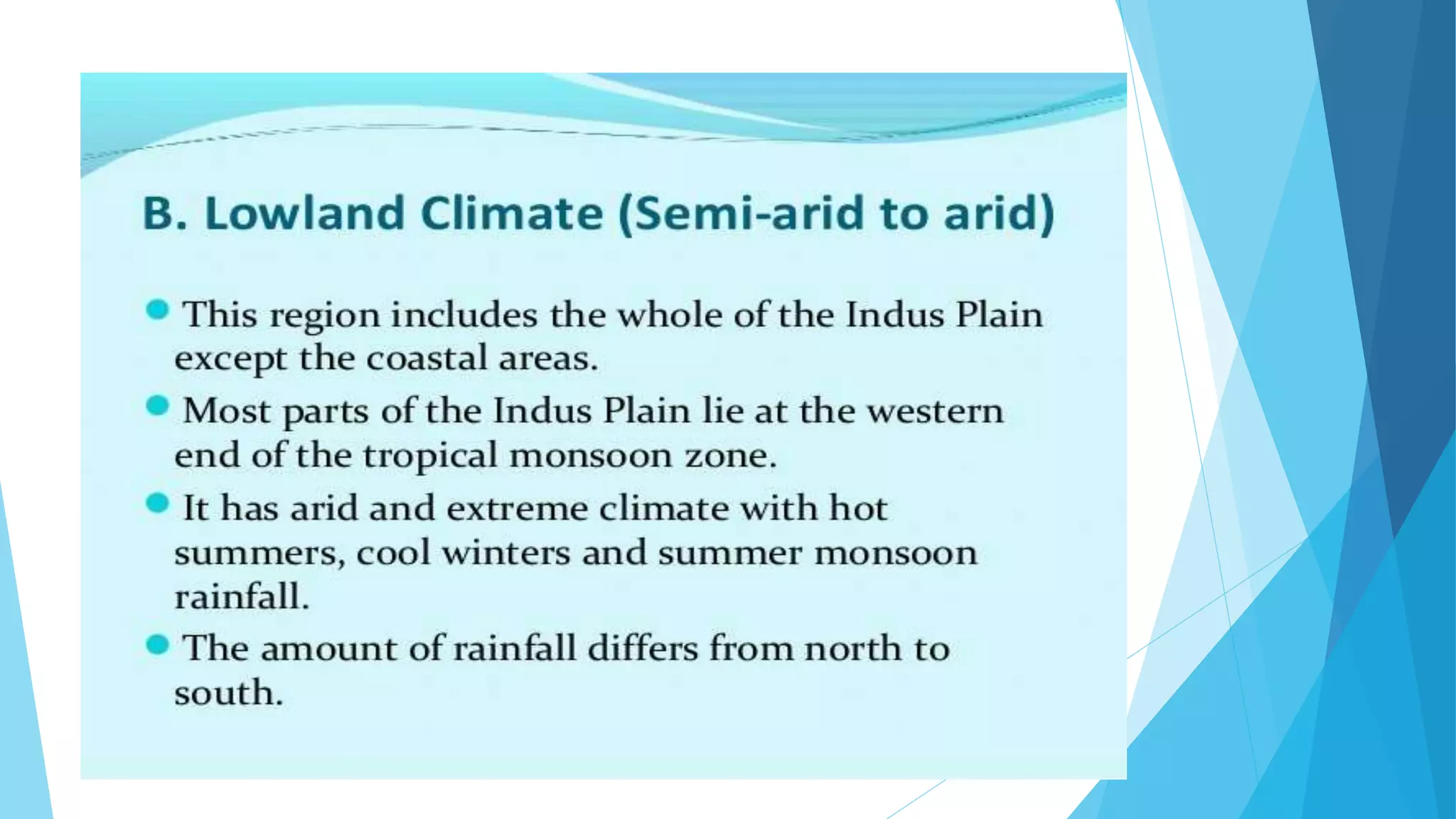 Climate zones of pakistan A Lecture By Mr Allah Dad Khan Former DG ...