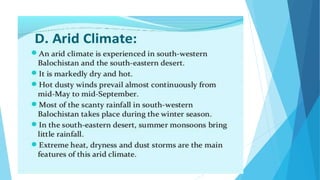 Climate zones of pakistan A Lecture By Mr Allah Dad Khan Former DG ...