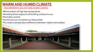 Climatic zones. warm and humid PDF