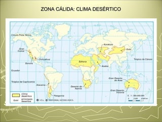 ZONA CCÁÁLLIIDDAA:: CCLLIIMMAA DDEESSÉÉRRTTIICCOO 
 