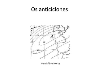 Os anticiclones Hemisfério Norte