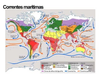 Correntes marítimas
 