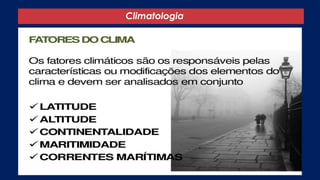 Climatologia
 