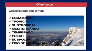 Climatologia
 