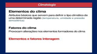 Climatologia
 