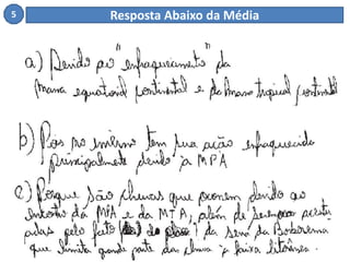 5 Resposta Abaixo da Média 
 