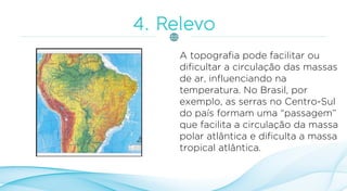 – A. Tropical
– B. Seco
– C. Baixas latitudes medias
– a. verões quentes e longos
– b. verões quentes e curtos
– c. verões...