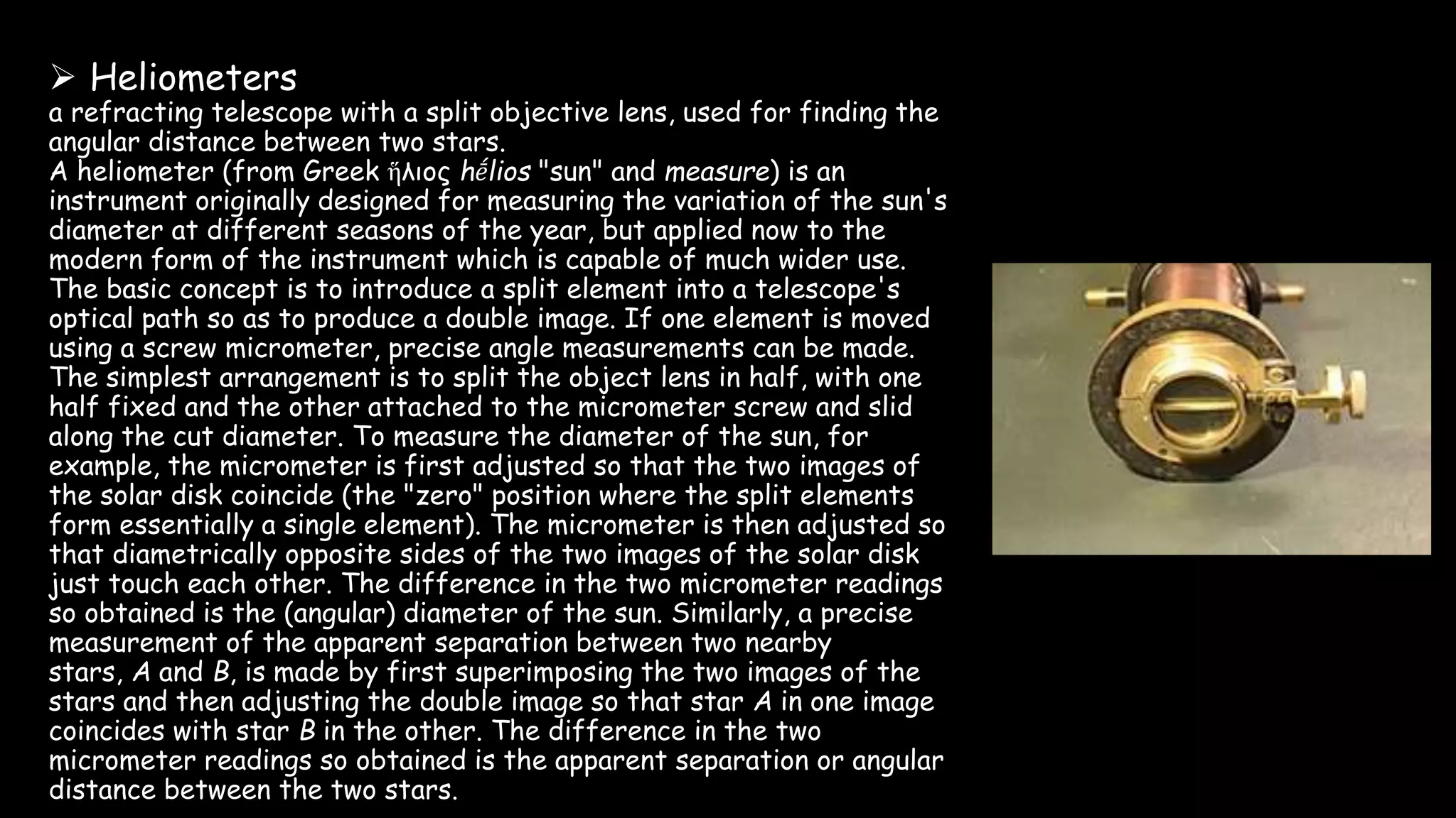 Solar radiation- Heliometer and Solarimeter | PPTX