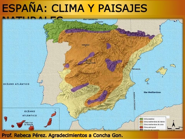 Clima y paisajes naturales de España