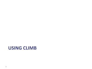 USING CLIMB


8
 