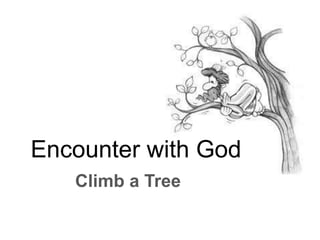 Encounter with God
Climb a Tree
 