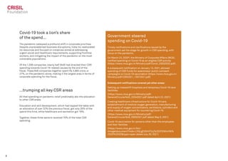 Crisil CSR Report 2023: 10 Years of CSR in India | PDF