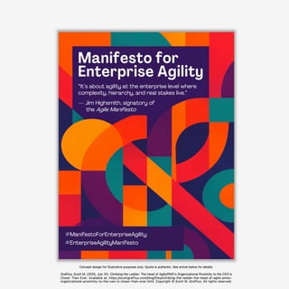 On the forthcoming Manifesto for Enterprise Agility ... | PDF