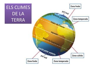 ELS CLIMES
  DE LA
  TERRA
 