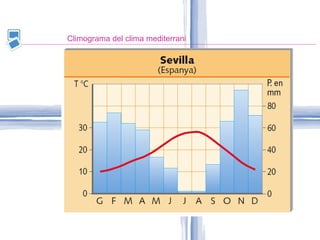 Climograma del clima mediterrani 