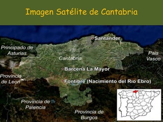 Imagen Satélite de Cantabria