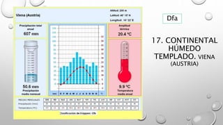 17. CONTINENTAL
HÚMEDO
TEMPLADO. VIENA
(AUSTRIA)
Dfa
 