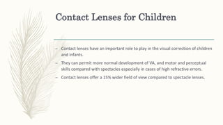 Pediatric Contact lens 