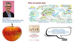 Pour en savoir plus
La collection « Clin d’œil »
https://energetic.fr/clin-doeil/
Numéro élaboré par alain.ducass@energeTIC.fr
À partir du livre de Jean Pagès
le cerveau ne connaît pas la
négation : essayez donc de
ne pas penser à une pomme !
Jean Pagès et
Institut Français d’Appreciative Inquiry
http://ifai-appreciativeinquiry.com/
 