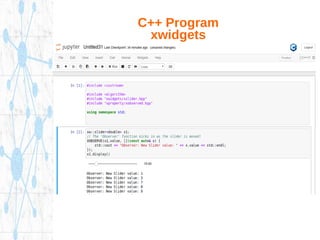 C++ Program
xwidgets
 