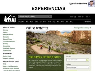 #ClinicSEO @oriolm - @arturomarimon - @jordiobdotcom
EXPERIENCIAS
@arturomarimon
 