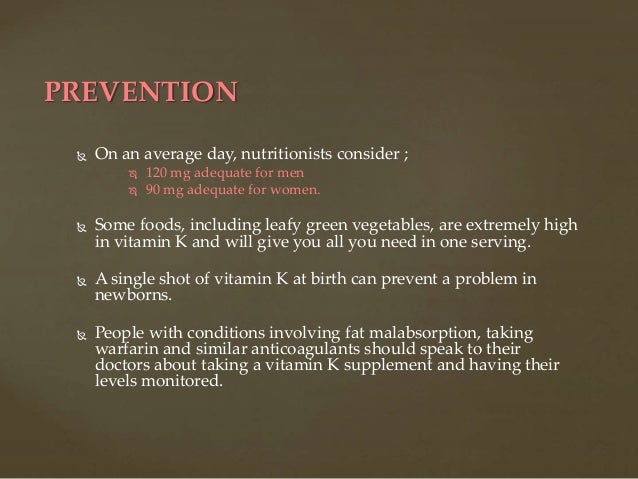 antidote for vitamin k toxicity antidote for vitamin k toxicity
