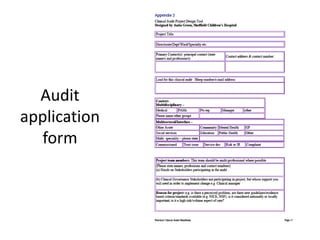 Clinical audit | PPTX