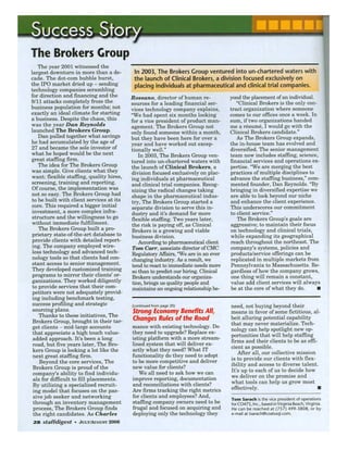 Clinical Brokers E Brochure