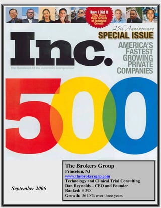 Clinical Brokers E Brochure