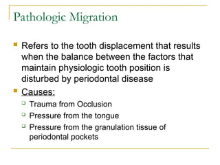 Clinical-diagnosis-Pathologic Tooth Migration | PPT