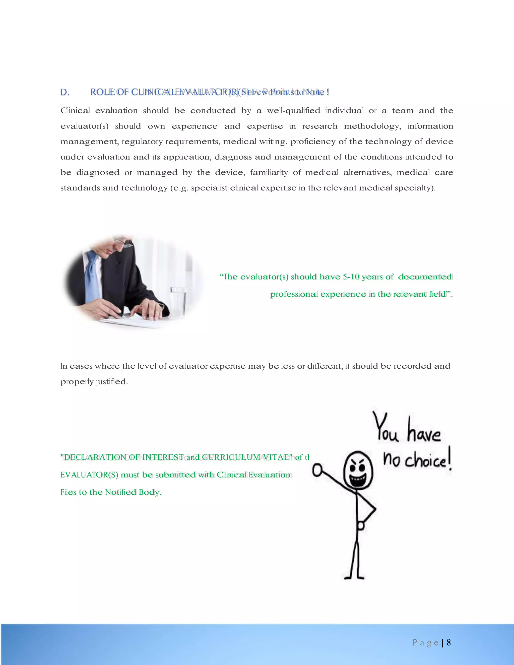 Clinical Evaluation Report for Medical Devices | PDF