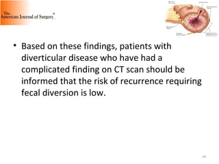 Clinical Outcomes Of Complicated Diverticulitis Managed Nonoperatively ...