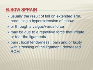 Clinical anatomy of elbow
