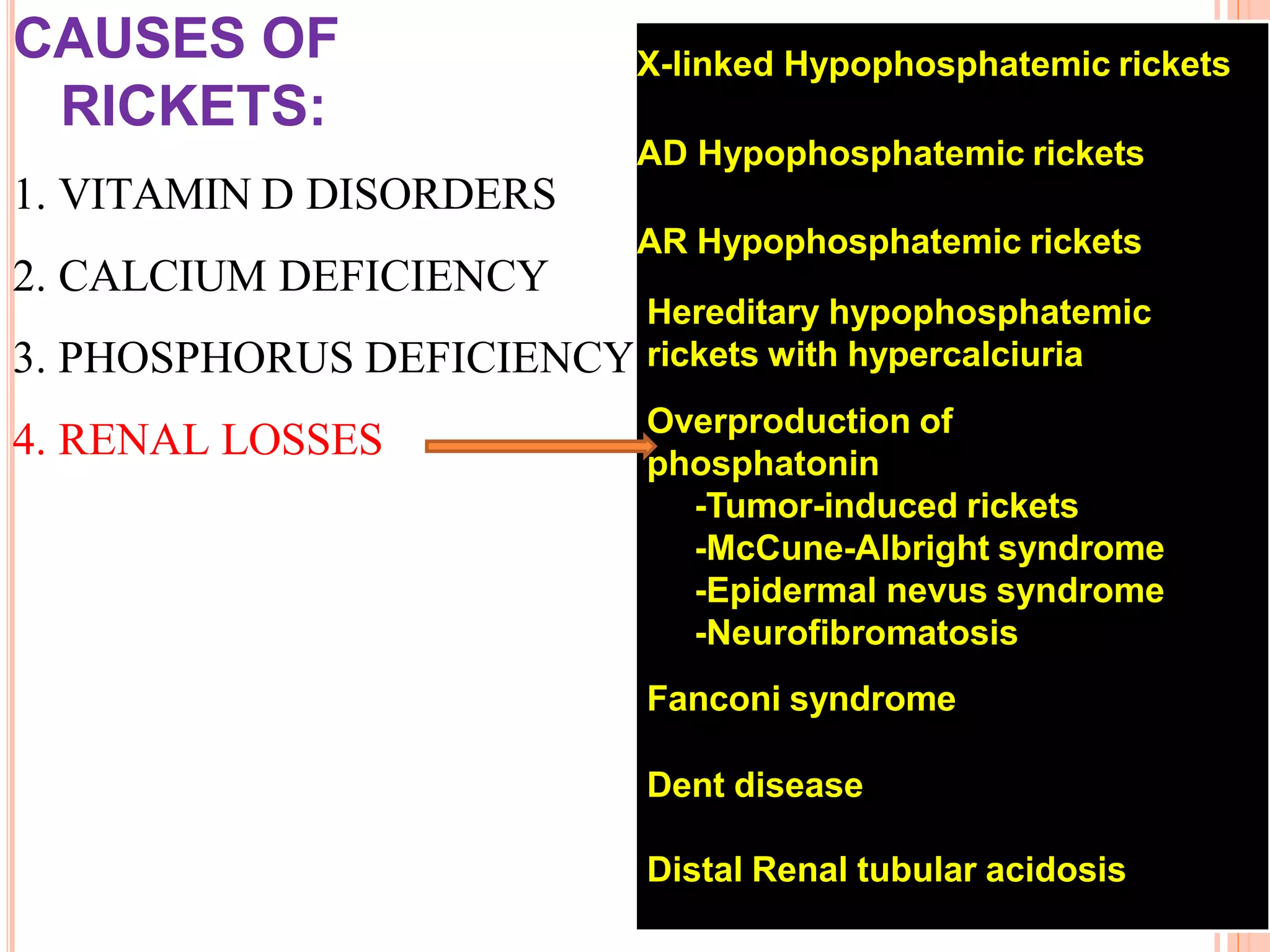 Clinical approach to rickets with special reference to renal rickets ...