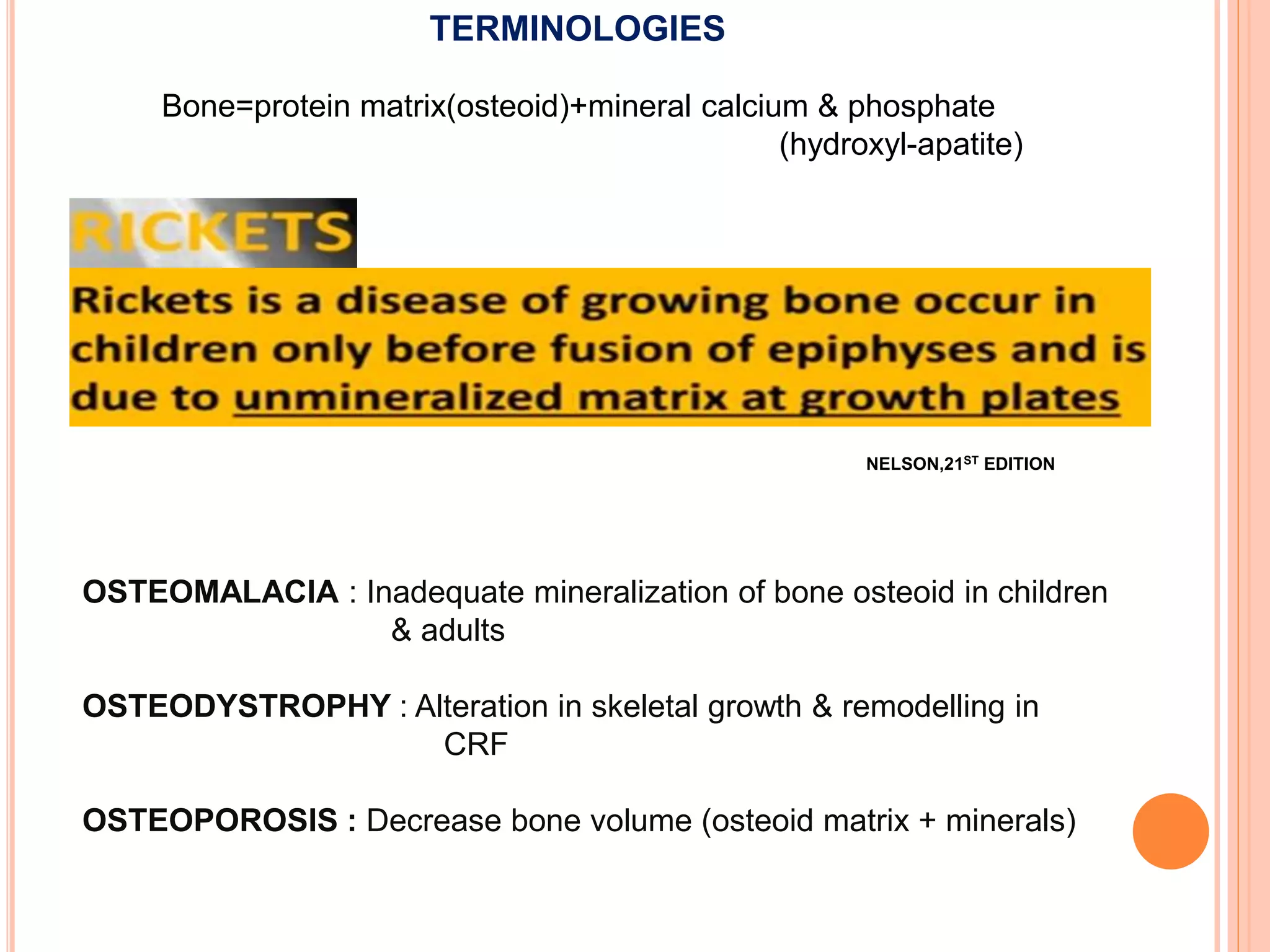 Clinical approach to rickets with special reference to renal rickets ...
