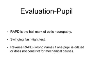 Clinical approach to acute vision loss | PPTX