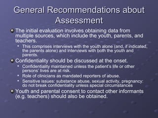 Clinical Assessment of Children and Adolescents with Depression | PPT