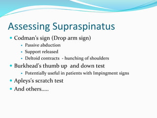 Clinical assessment of the rotator cuff | PDF
