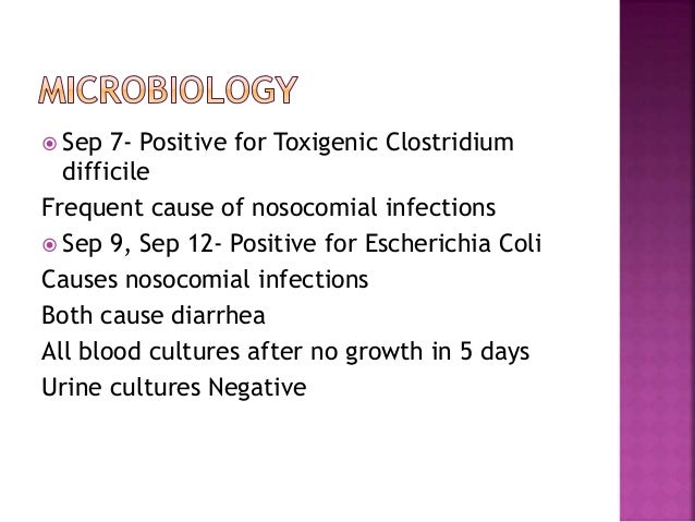Microbiology case study 12 clinical