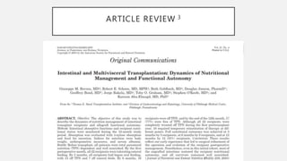 ARTICLE REVIEW 3
 
