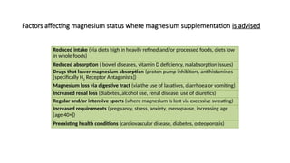 Comprehensive Overview of Magnesium Supplementation and Health ...