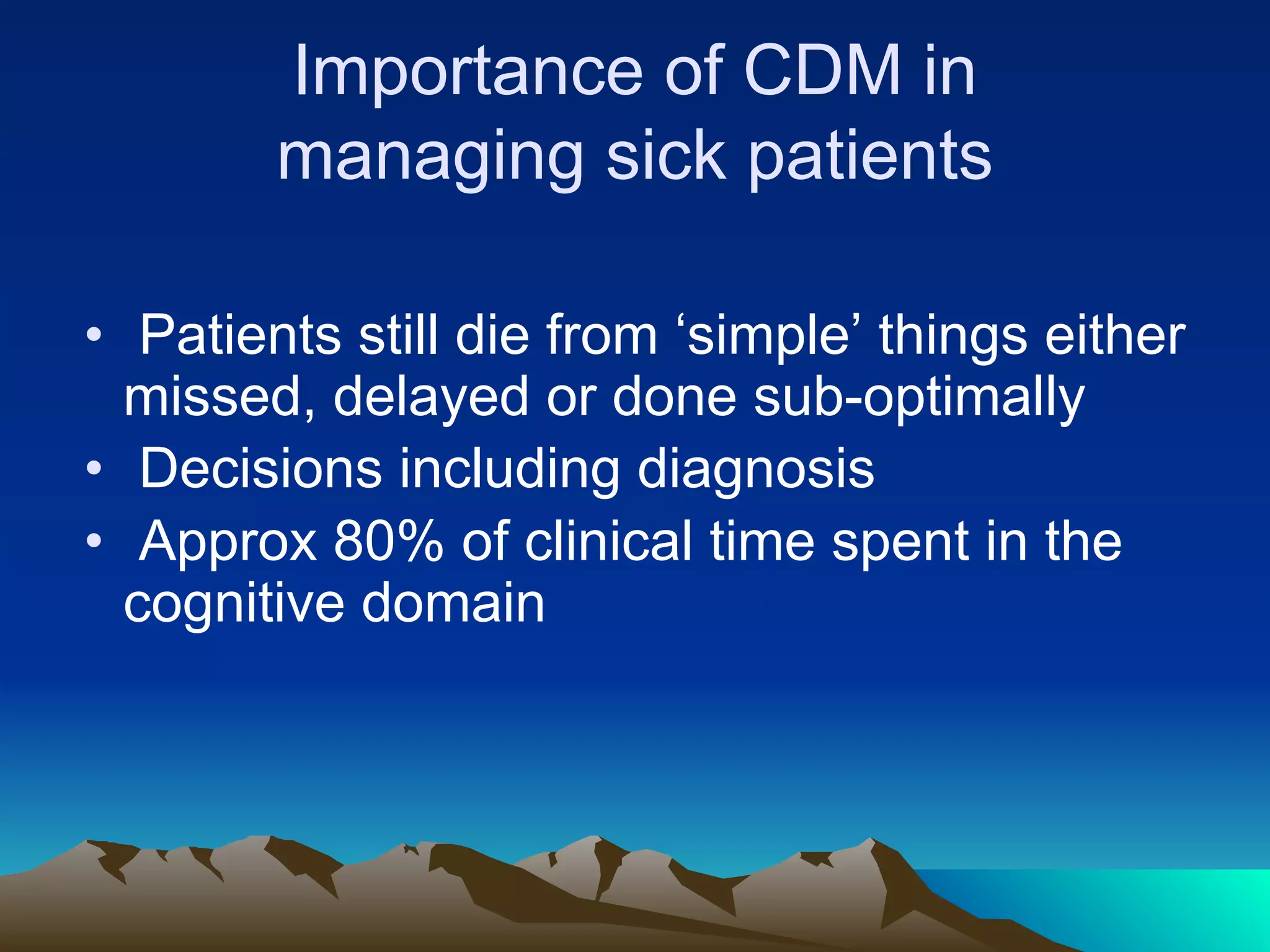 Clinical decision making(1) | PDF