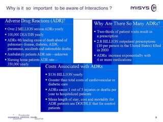Why is it  so  important  to be aware of Interactions ? experience, solutions, results 