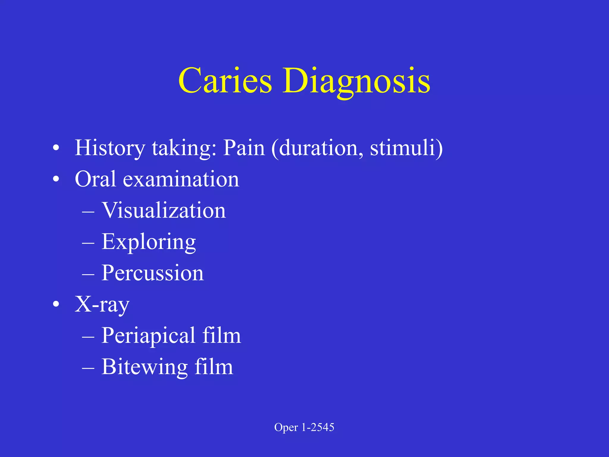 Clinical Diagnosis of Tooth Defects and Treatment Plan.ppt