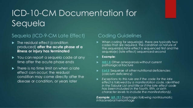 Clinical Documentation Guidelines for ICD-10-CM