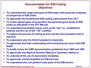 Clinical Documentation Improvement for Physician E/M Coding | PPT